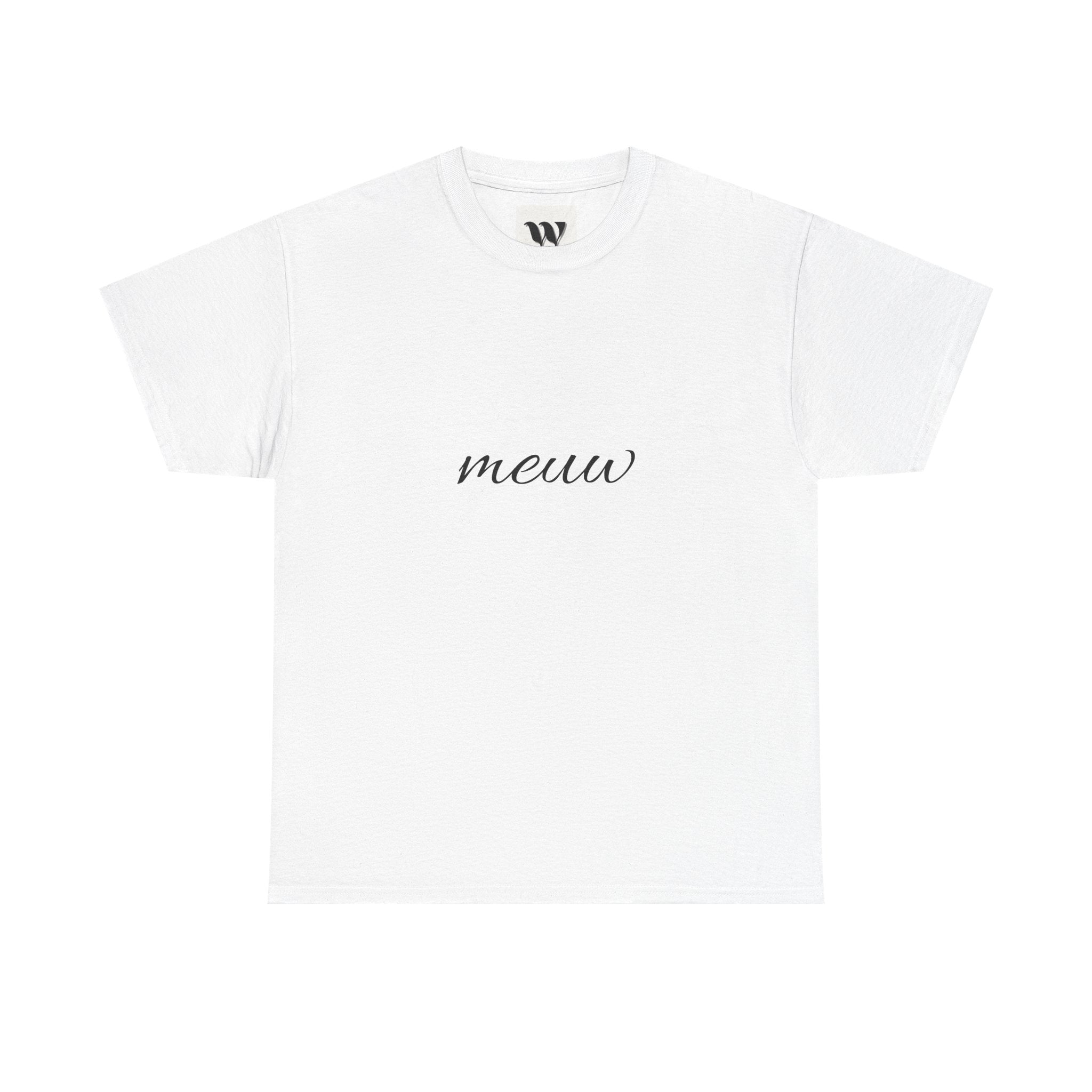 Camiseta Meuw en color blanca