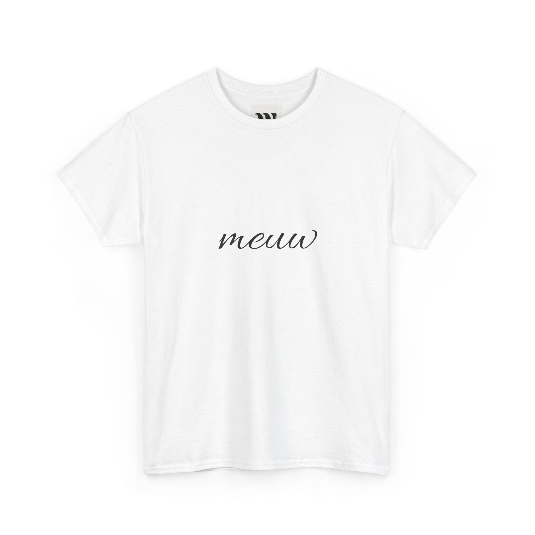 Camiseta Meuw en color blanca